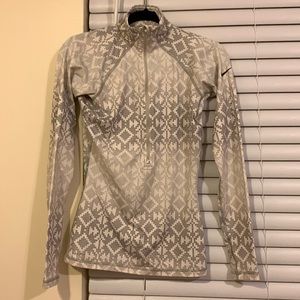 Nike pro womens half zip athletic / workout top